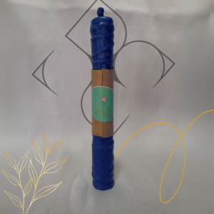 vela de abelha azul